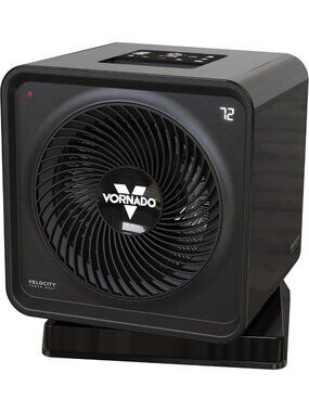 Oscillating Whole Room Space Heater with Remote, Vortex Heat, LED Controls